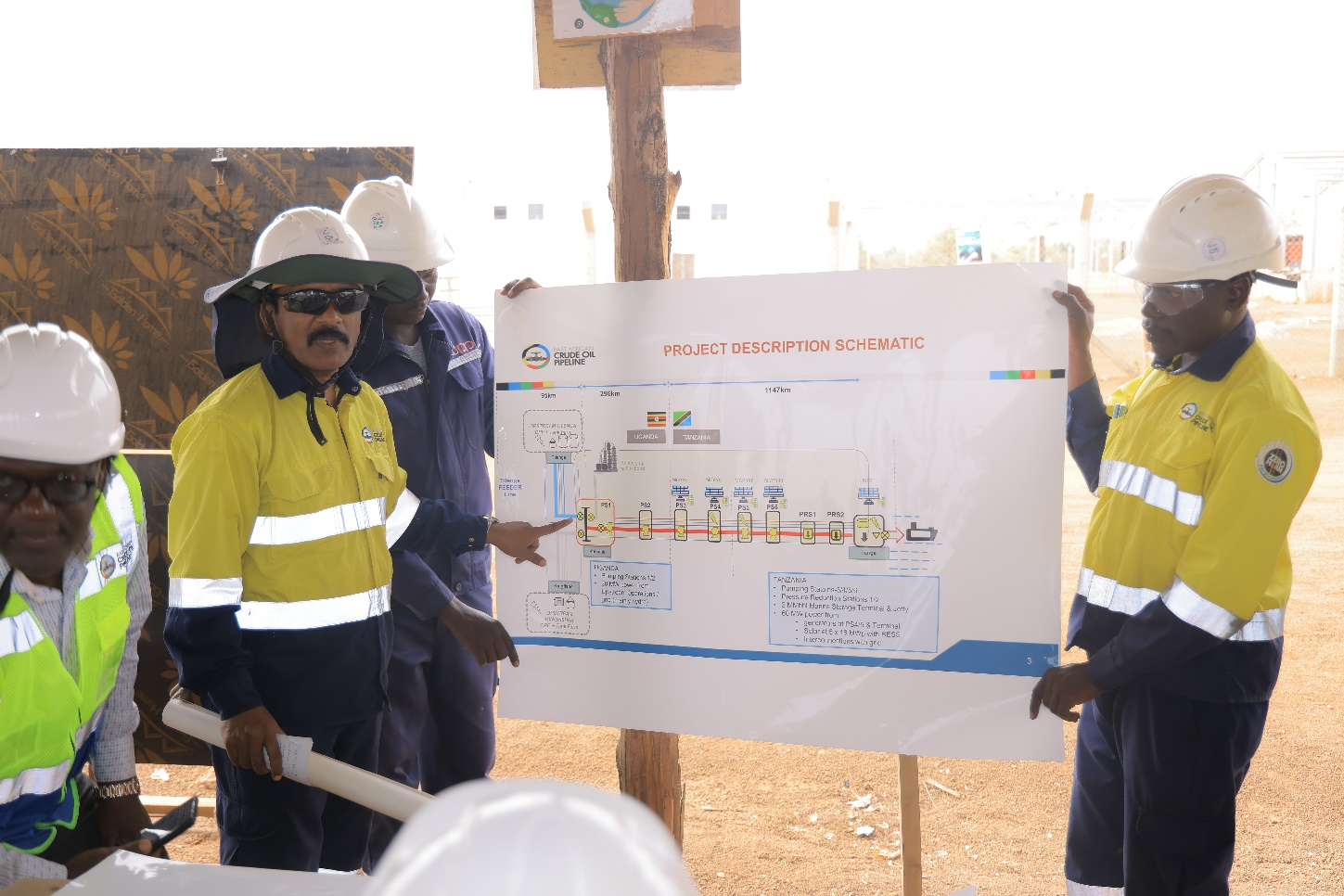 Field demonstration and technical briefing.